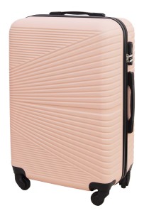 Walizka średnia pudrowy róż Gravitt 1203  