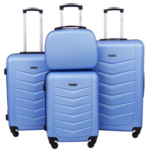 WALIZKI KOMPLET 4w1 MODEL GRAVITT 0602 BŁĘKITNY
