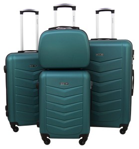 WALIZKI KOMPLET 4w1 MODEL GRAVITT 0602 CIEMNY ZIELONY