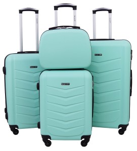 WALIZKI KOMPLET 4w1 MODEL GRAVITT 0602 MIĘTOWY